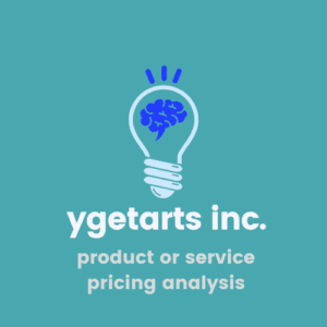 Product or service pricing analysis ygetarts